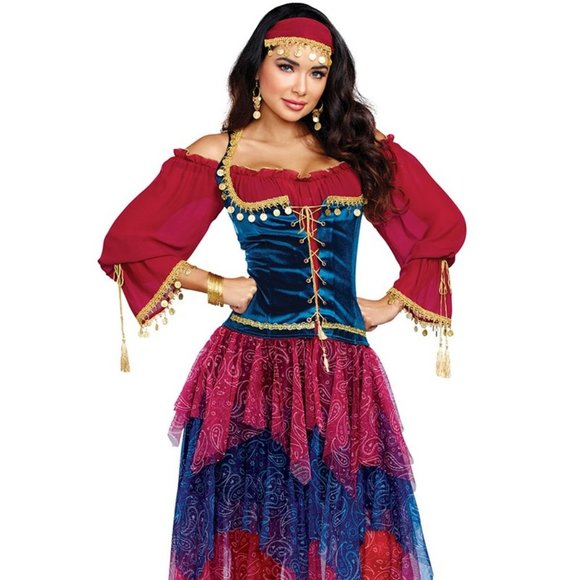 Gypsy Cosplay Costume Multi Size L - Picture 1 of 5